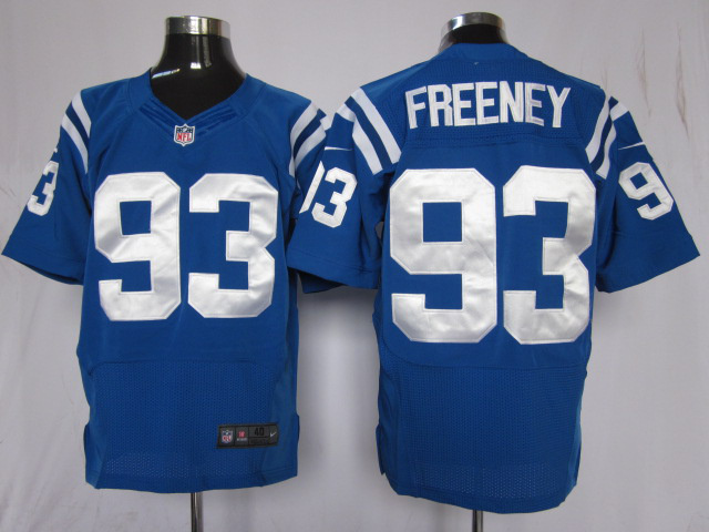 NIKE NFL Elite Jersey indianapolis colts 93 freeney blue color